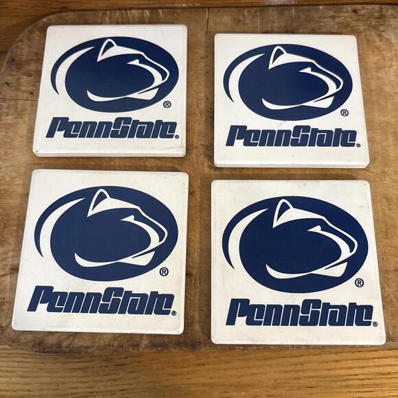 PENN STATE Nittany Lions AbsorbaStone Coasters - Set of 4 Licensed - Picture 2 of 4